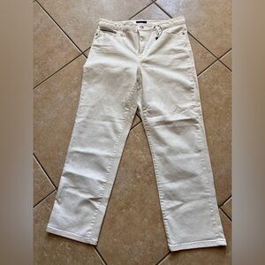 Tommy Hilfiger White Straight Leg Jeans